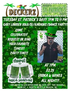 ST PATTY ACTUAL DAY FLYER 2015